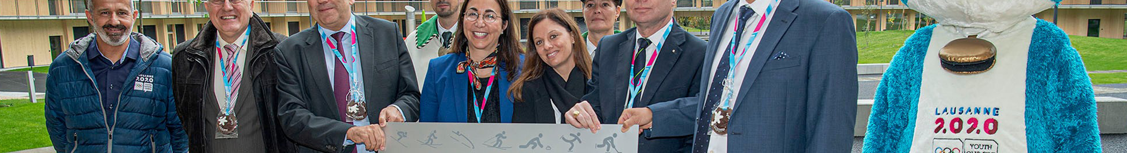 Remise des clés du Vortex aux Jeux Olympiques de la Jeunesse Lausanne 2020