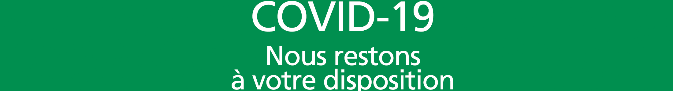 COVID-19: la CPEV reste à votre disposition