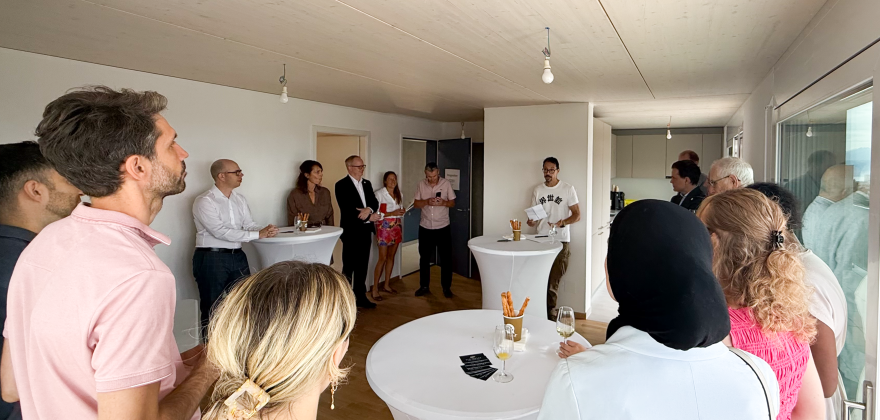 Célébration du 10’000e logement avec l’inauguration de l’immeuble sis à Aloys-Fauquez